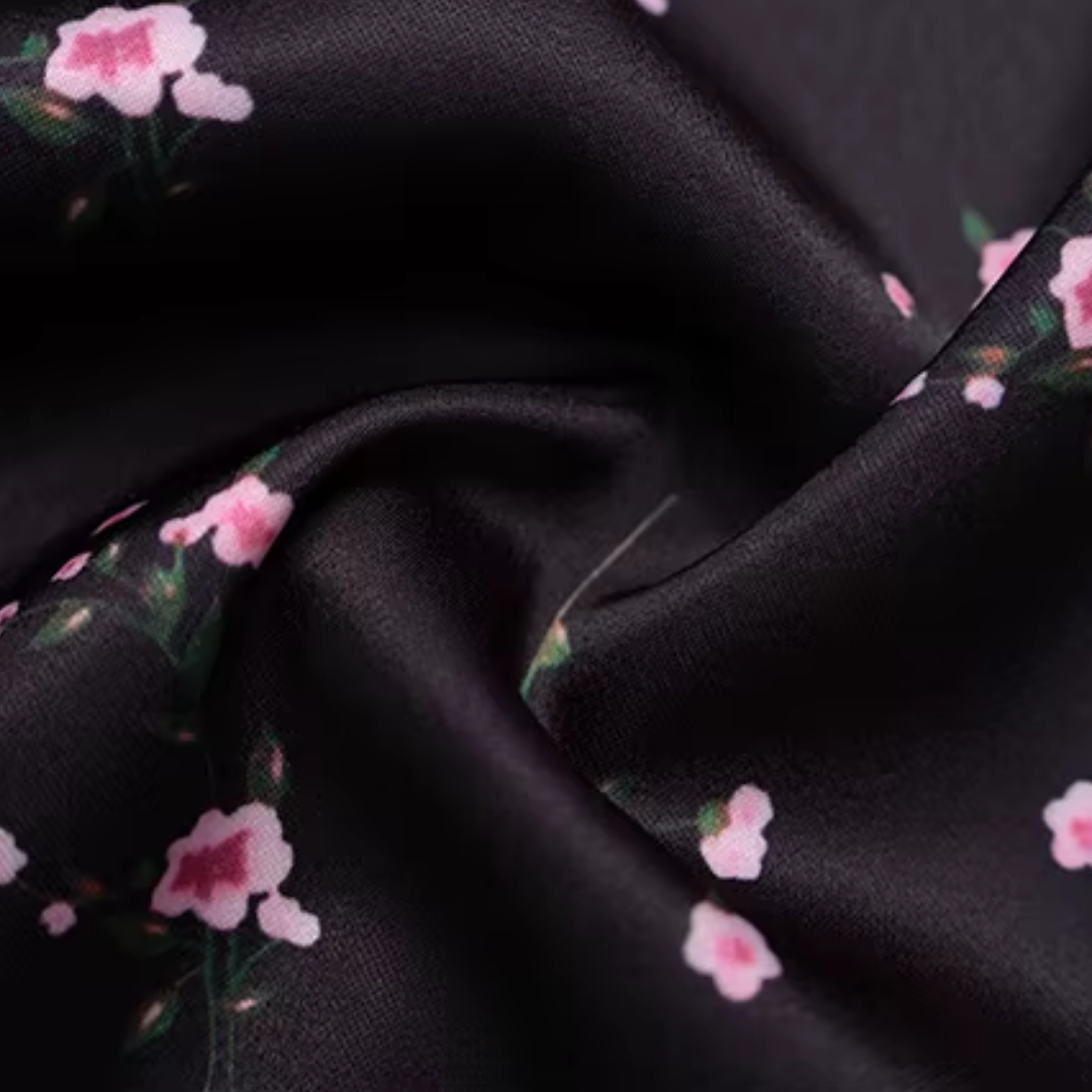 "Noir Bloom" Spitzen-Set