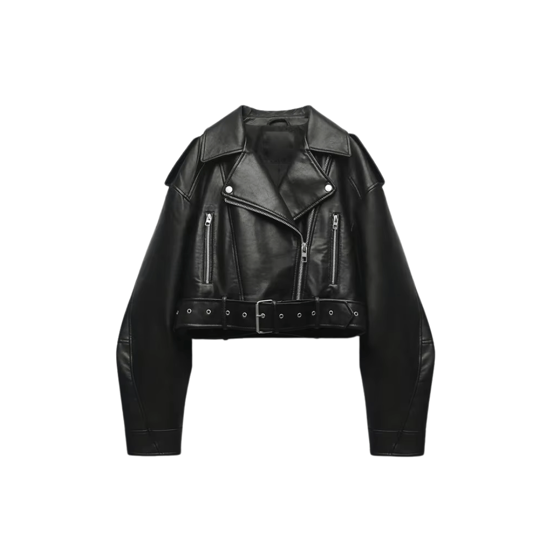 Bikerjacke "Femme Force" - Cropped Bikerjacke - The Femme Club