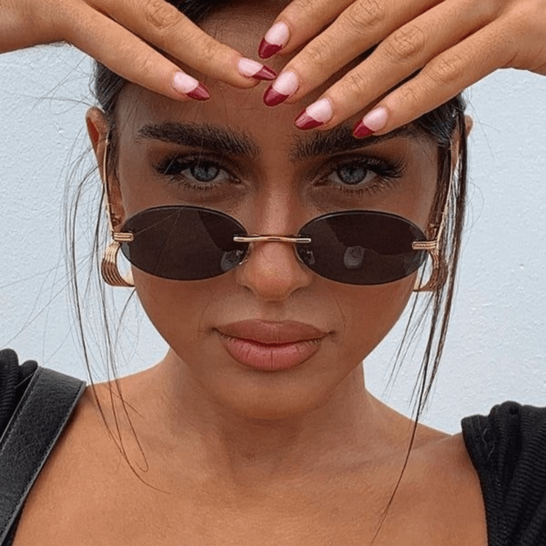 Brille "Riviera" - Luxuriöse Sonnenbrille - The Femme Club