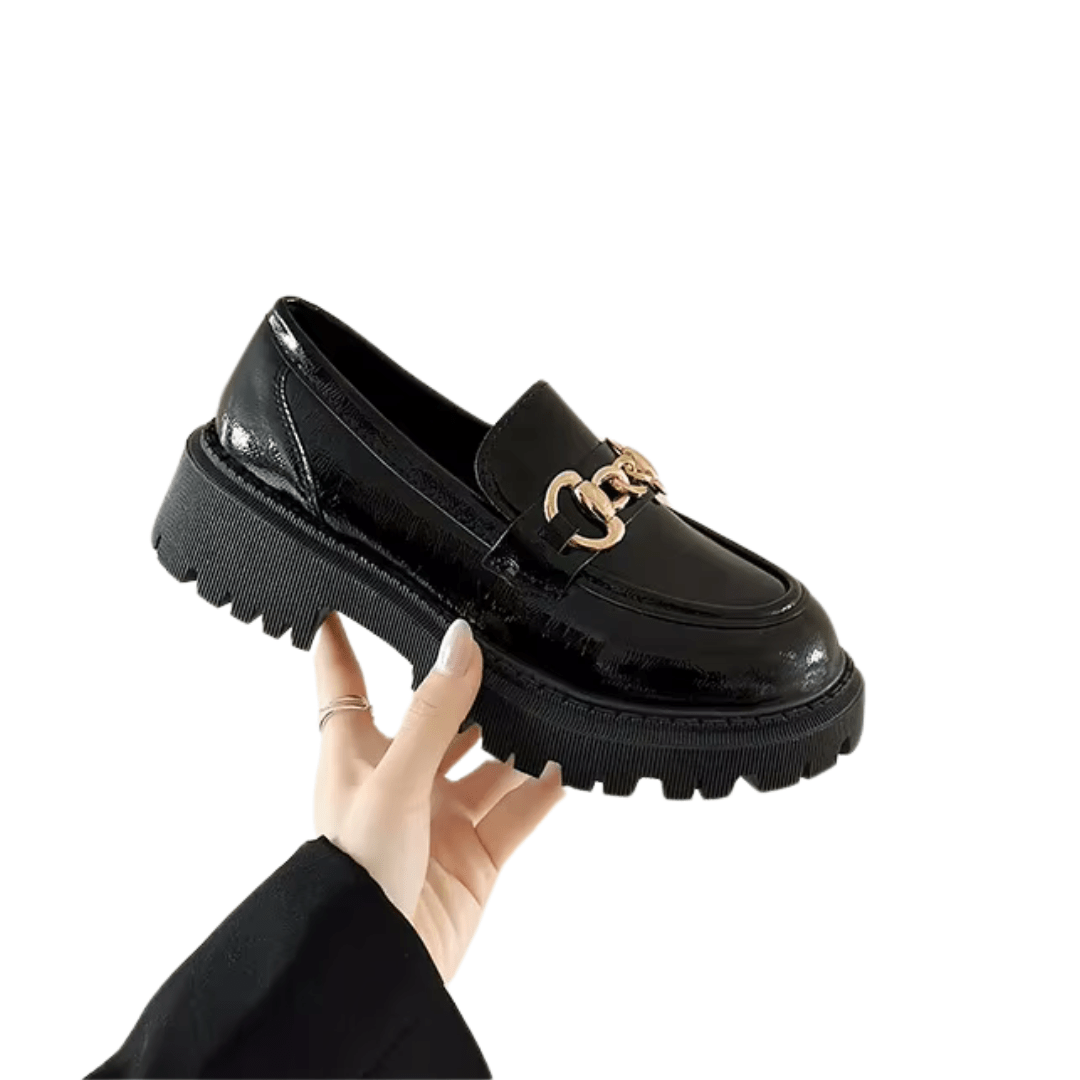 Chain Loafers "Vittoria" - Chunky Loafer mit Kettendetail - The Femme Club