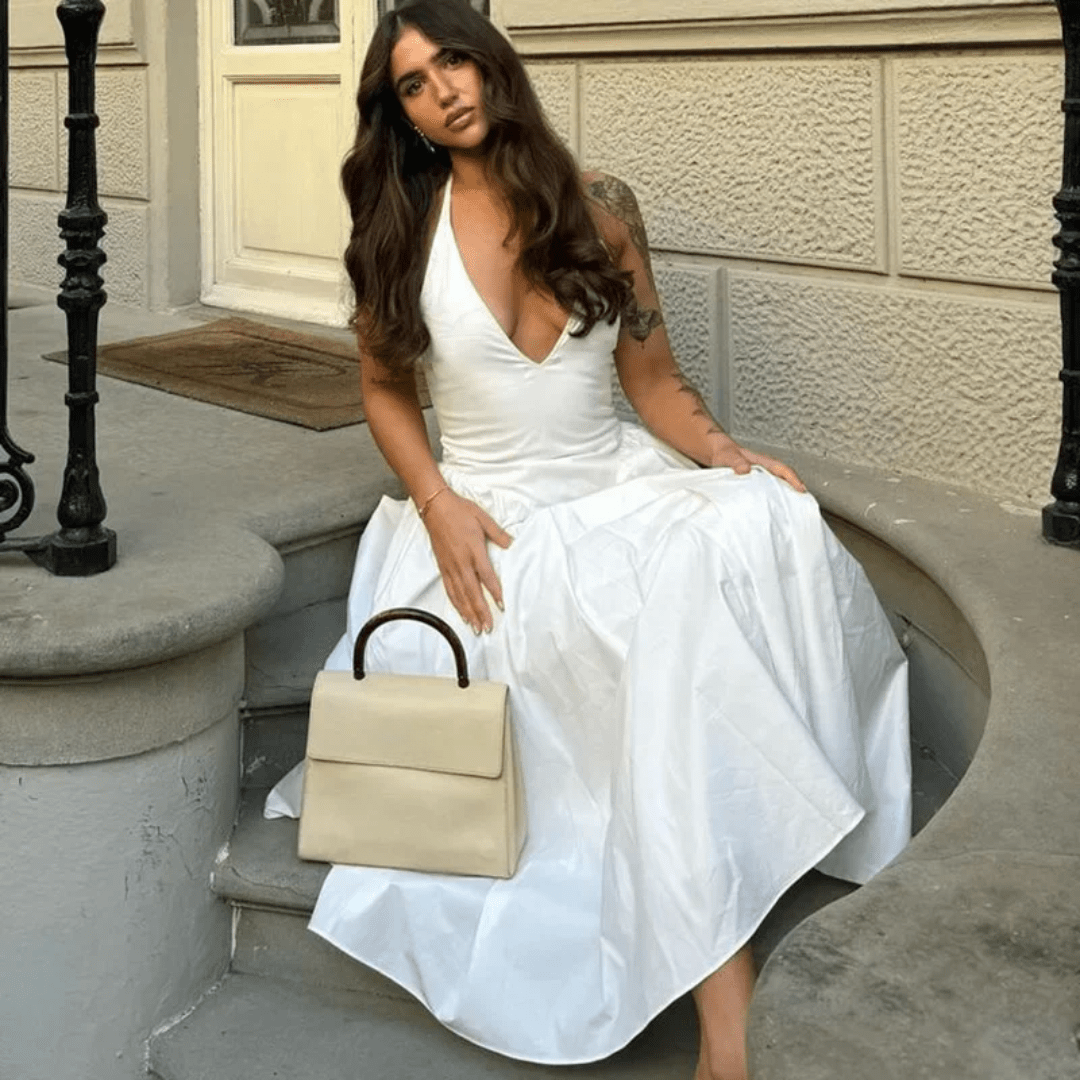 "Clean Classic" Halter Maxi - Maxikleid - The Femme Club