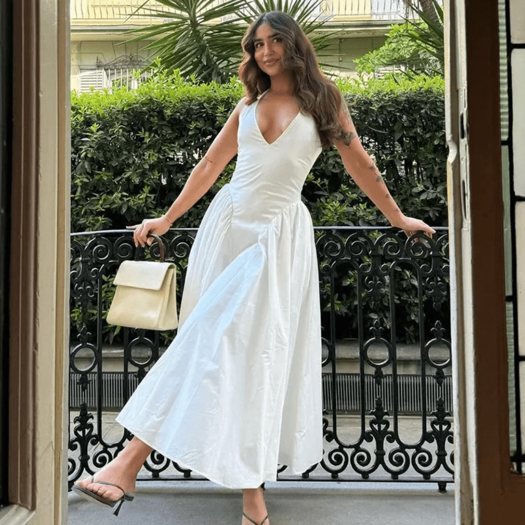 "Clean Classic" Halter Maxi - Maxikleid - The Femme Club