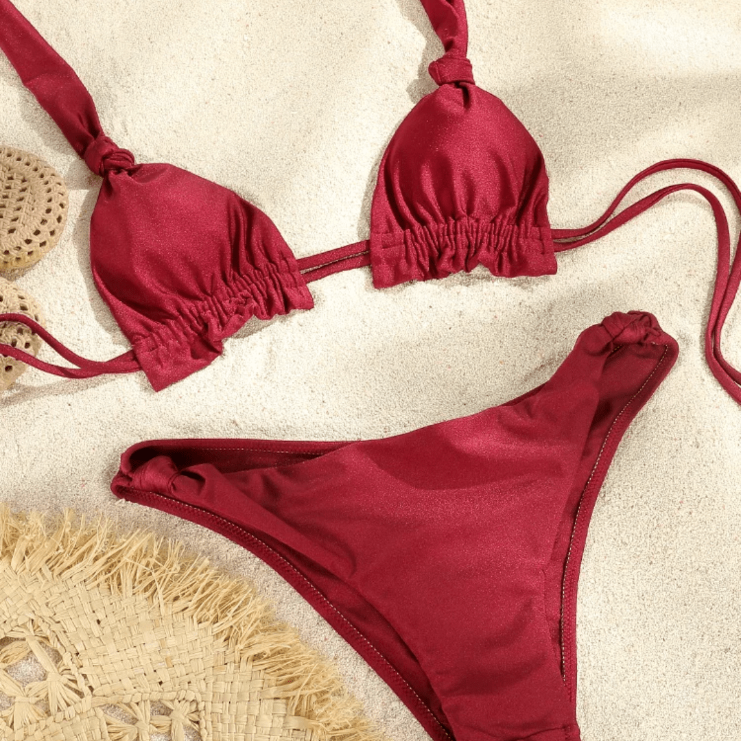 "Crimson Desire" Bikini - Set - Bikini - Set - The Femme Club
