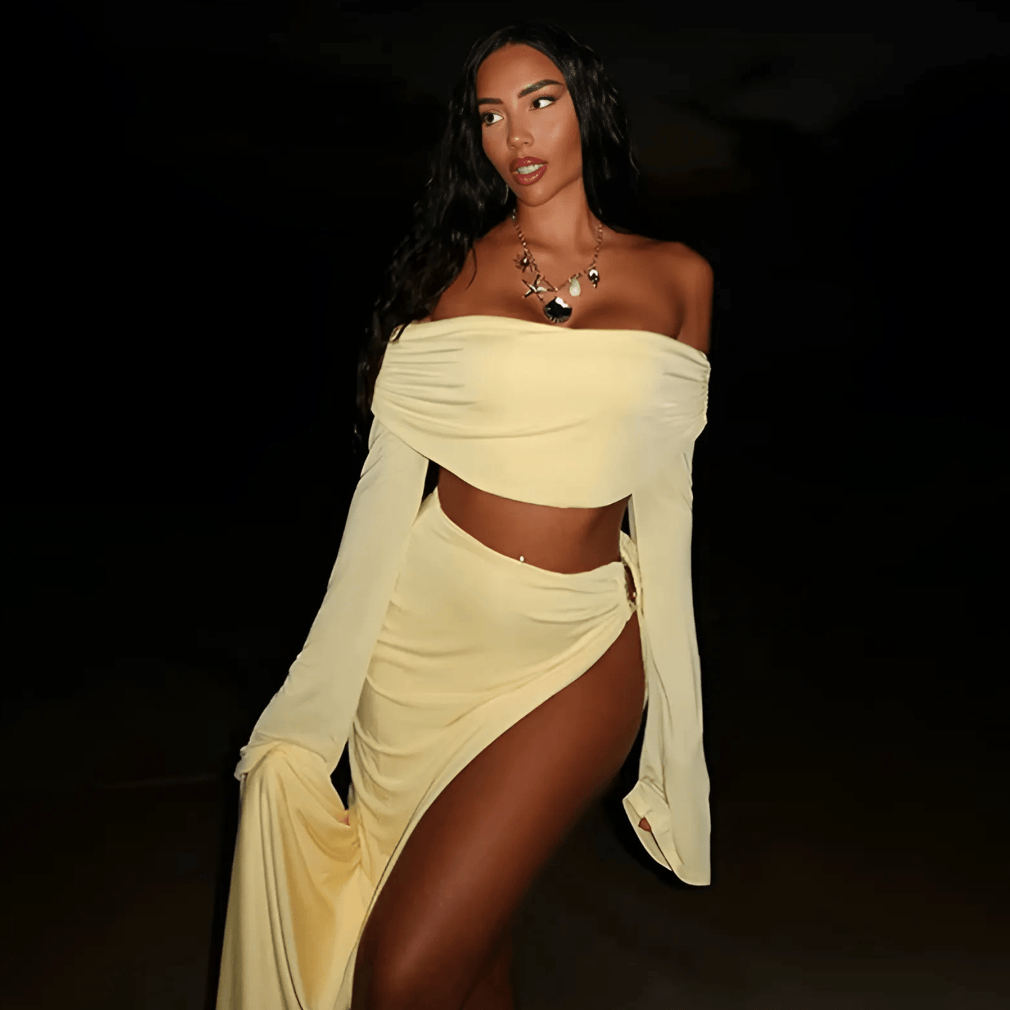 "Divine Grace" Set - Zweiteiler – Luxuriöses Set - The Femme Club