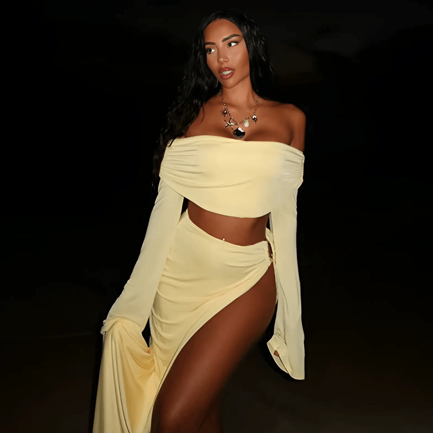 "Divine Grace" Set - Zweiteiler – Luxuriöses Set - The Femme Club