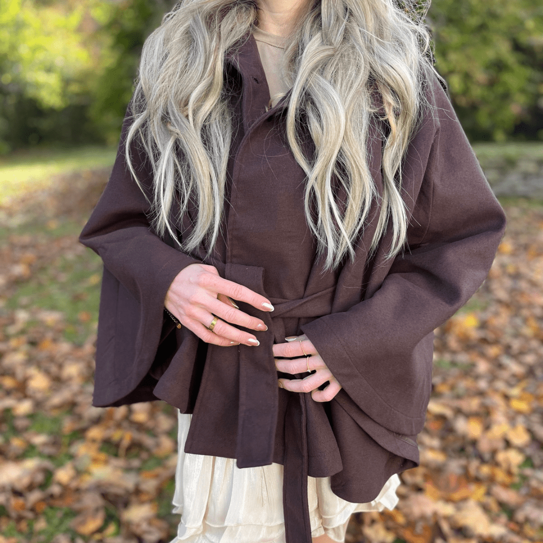 "Fleur D’Hiver" Cape Jacket - Cape - Jacke - The Femme Club