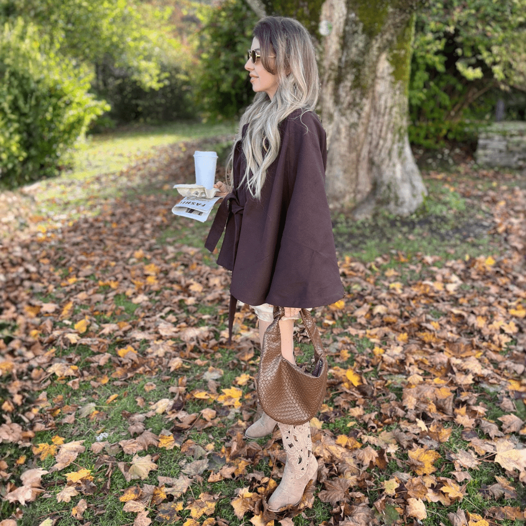 "Fleur D’Hiver" Cape Jacket - Cape - Jacke - The Femme Club