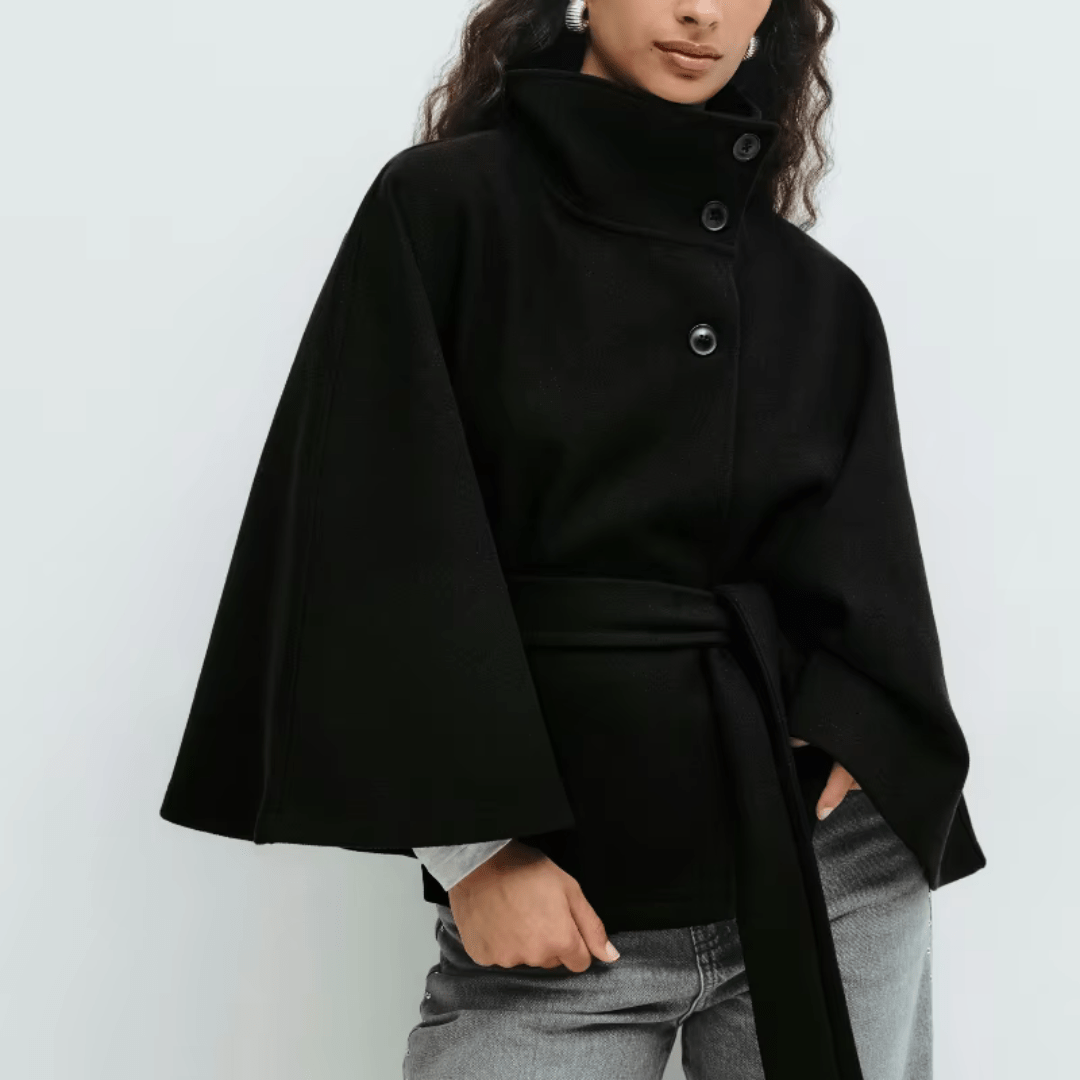 "Fleur D’Hiver" Cape Jacket - Cape - Jacke - The Femme Club
