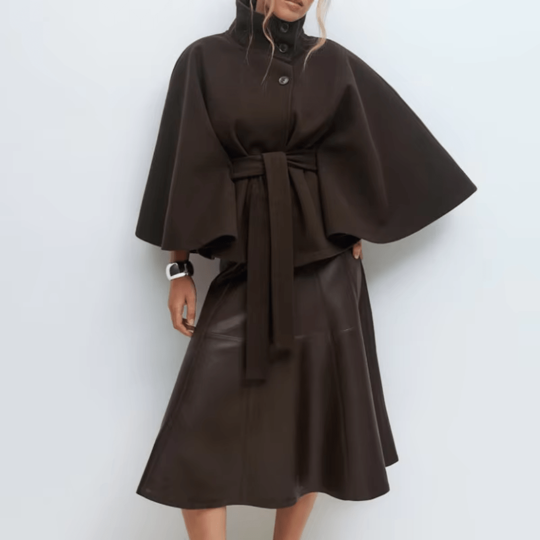 "Fleur D’Hiver" Cape Jacket - Cape - Jacke - The Femme Club
