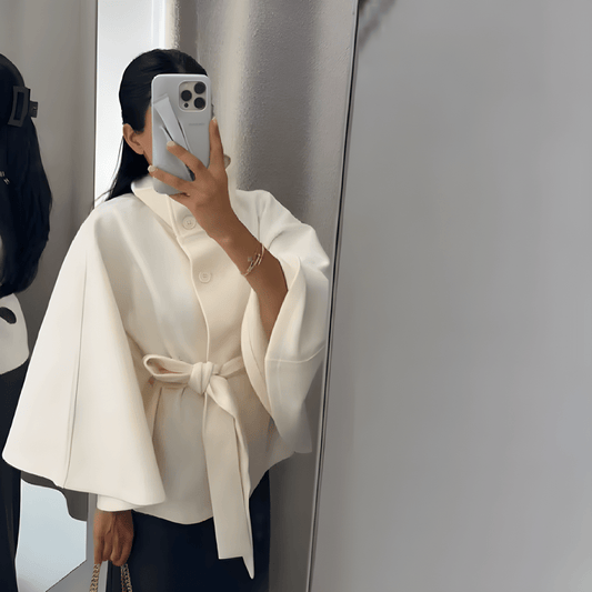 "Fleur D’Hiver" Cape Jacket - Cape - Jacke - The Femme Club