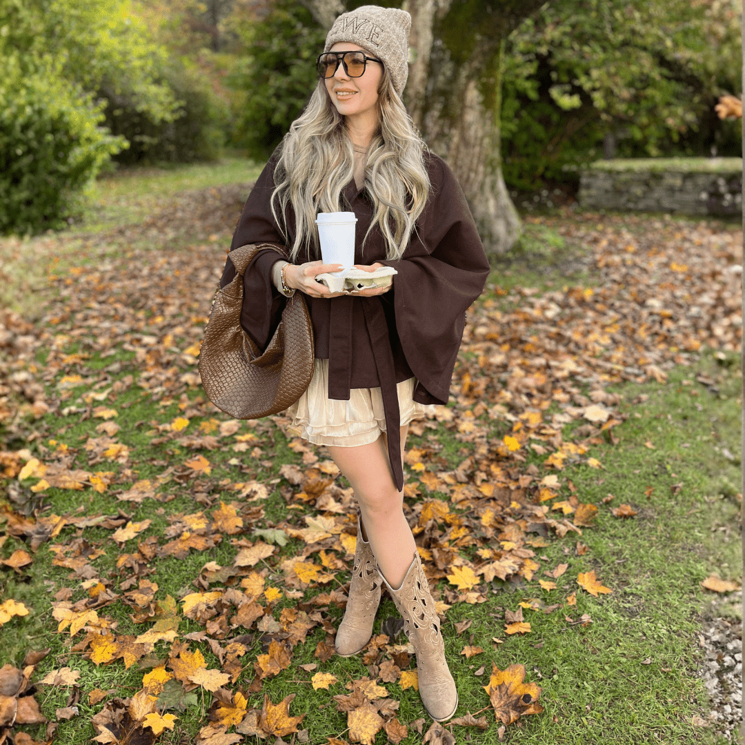 "Fleur D’Hiver" Cape Jacket - Cape - Jacke - The Femme Club