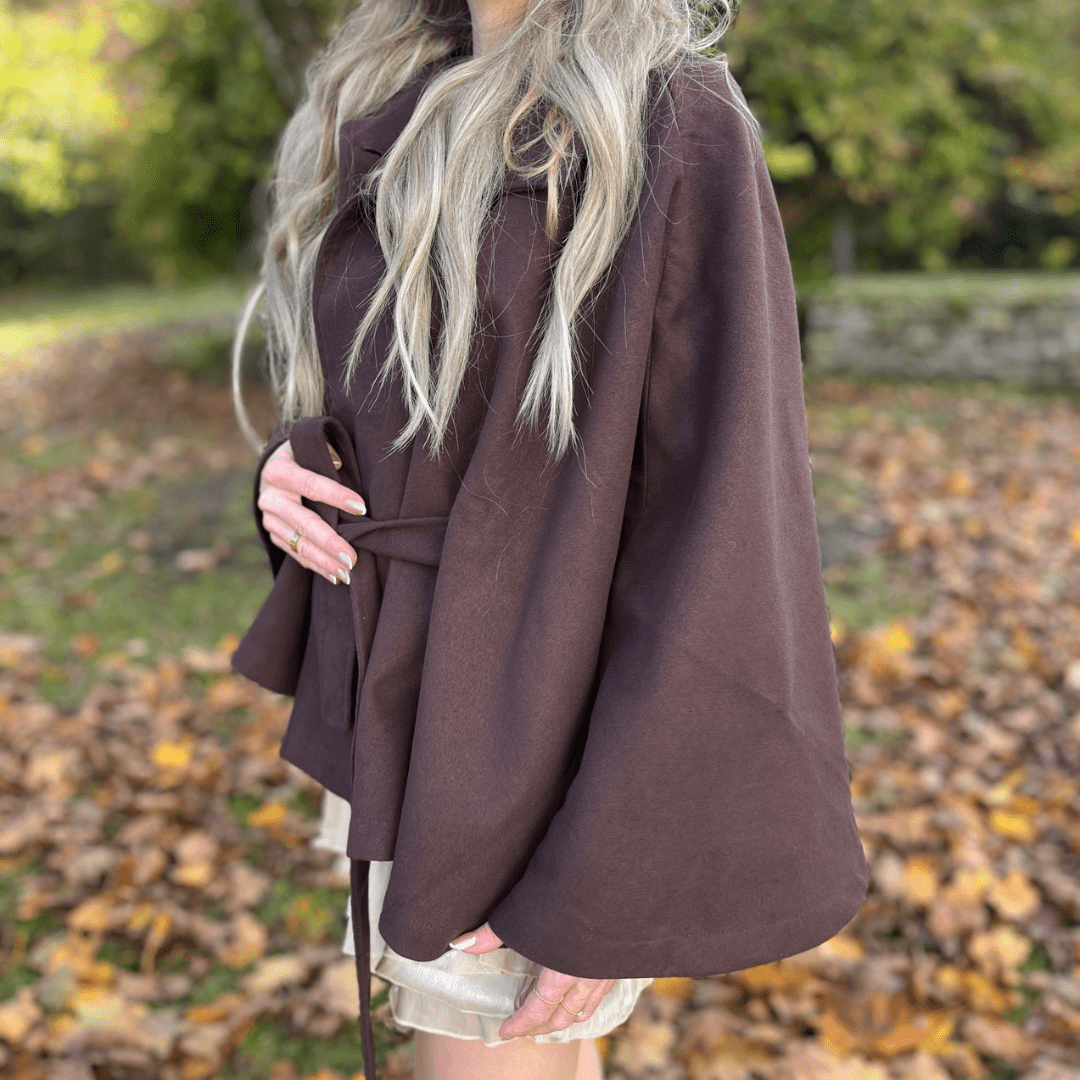 "Fleur D’Hiver" Cape Jacket - Cape - Jacke - The Femme Club