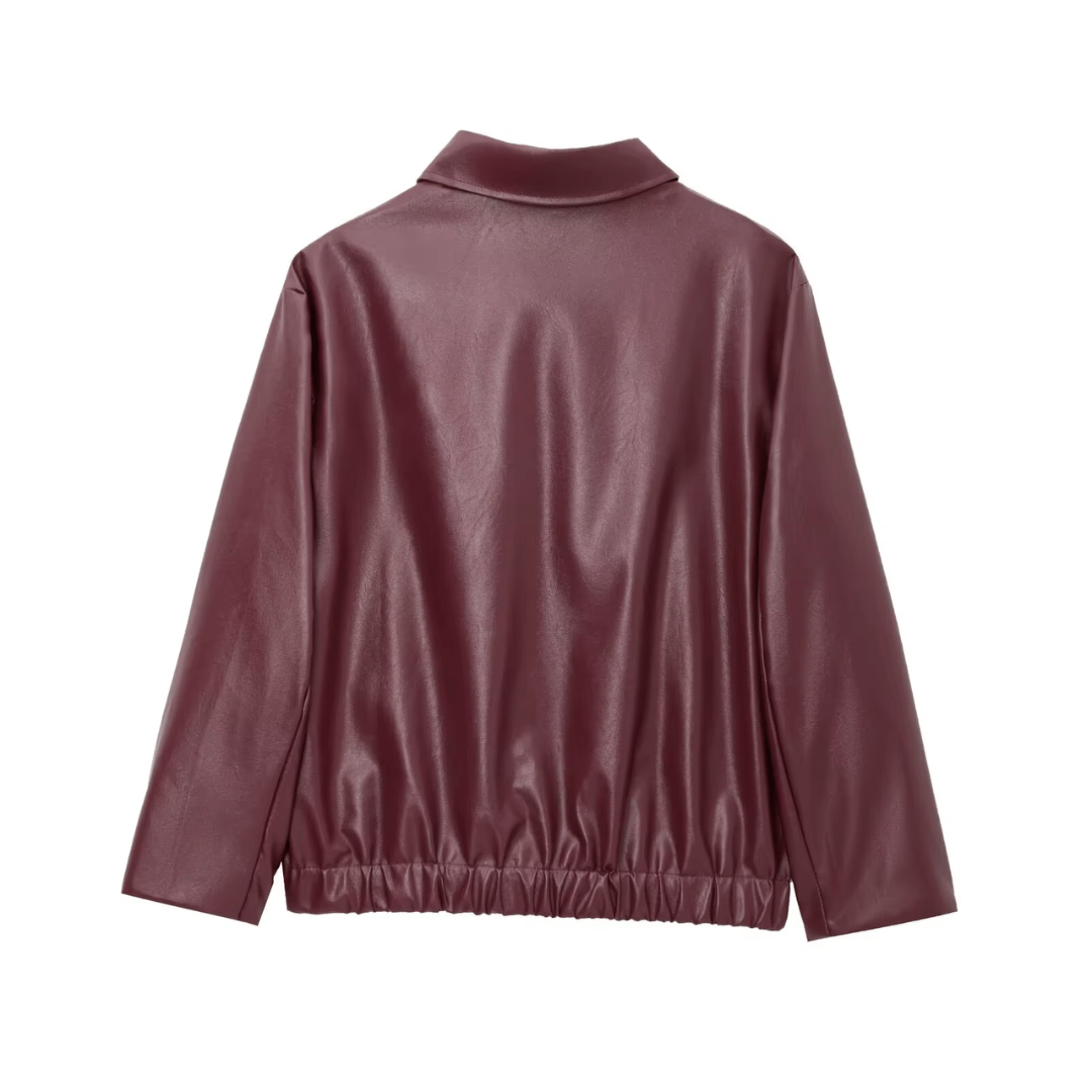 Kunstlederjacke "Eleonore" - Kunstlederjacke - The Femme Club