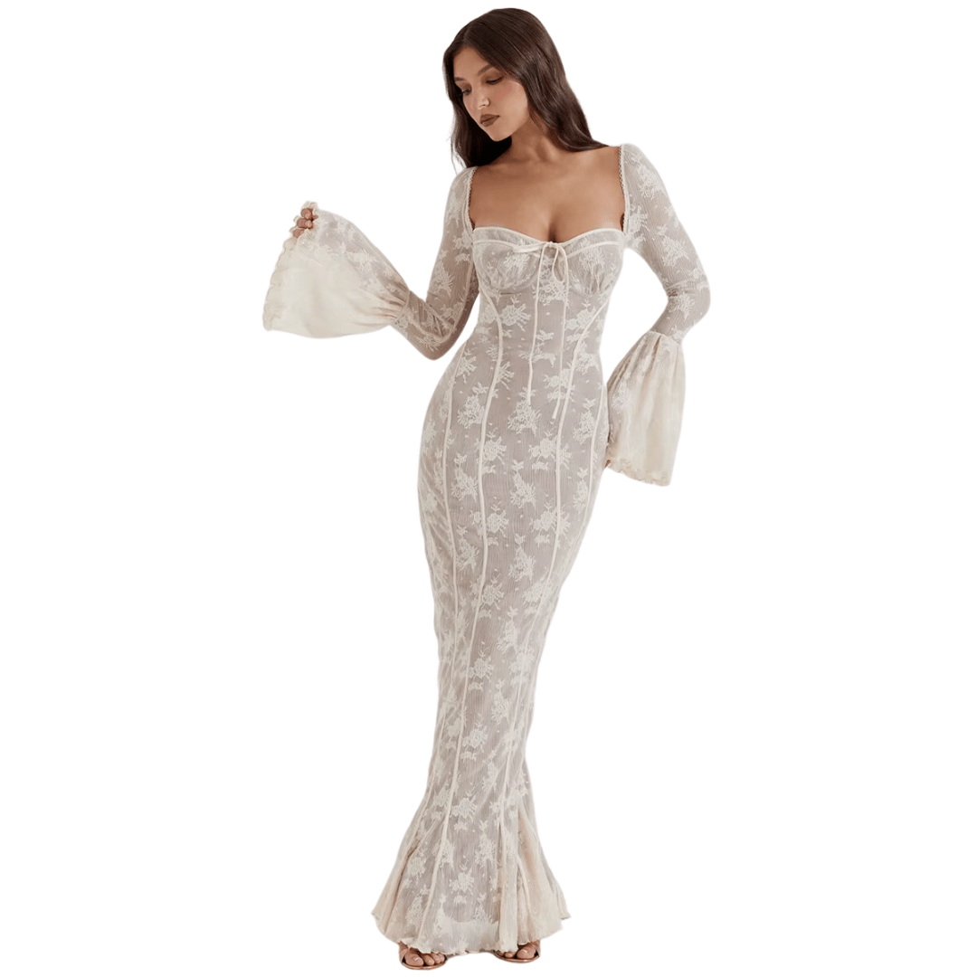 Lace Dreams Gown "Noelia" - Spitzenkleid - The Femme Club