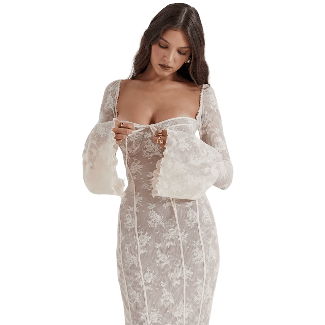 Lace Dreams Gown "Noelia" - Spitzenkleid - The Femme Club