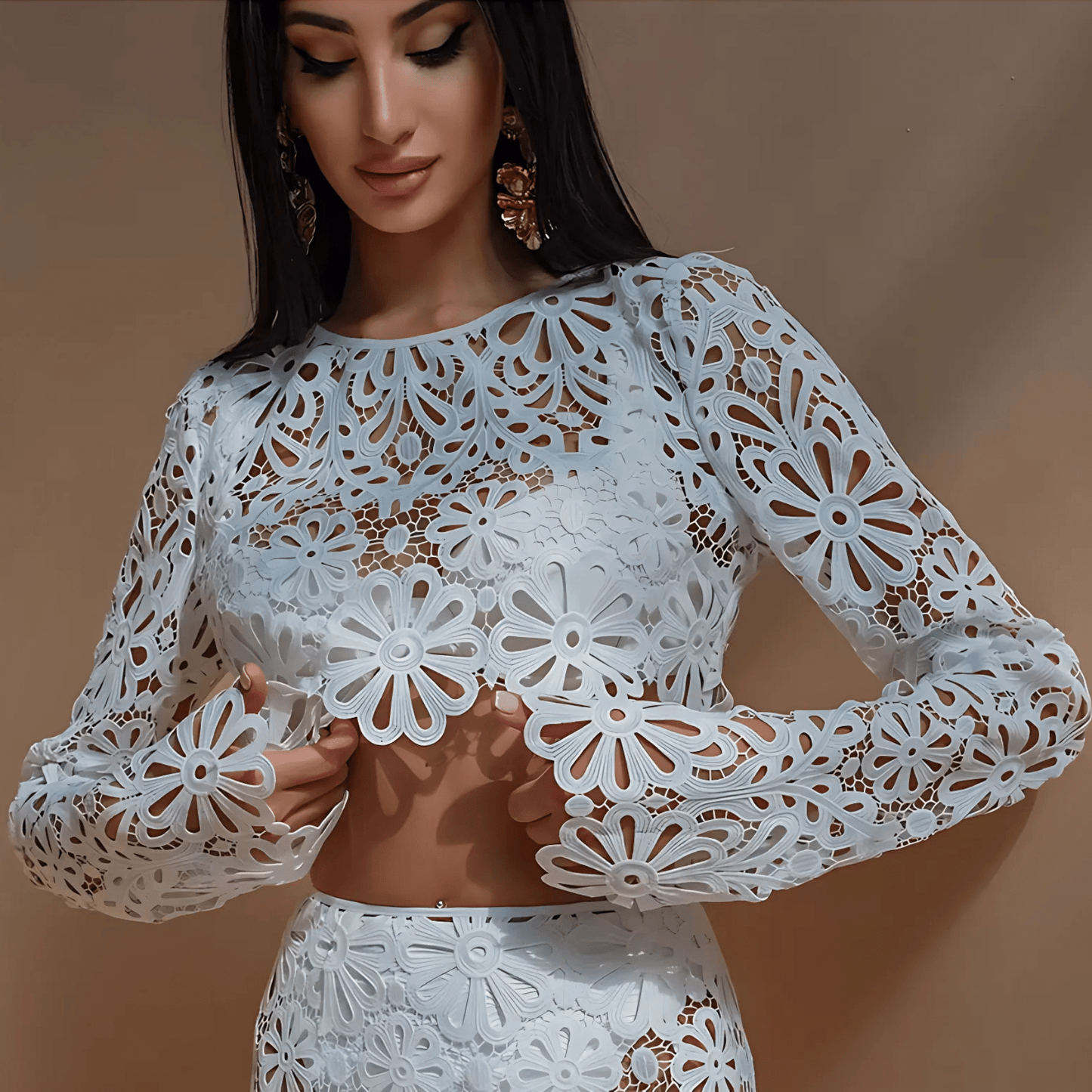 "Luna Lace" Blossom Set - Zweiteiliges Set - The Femme Club