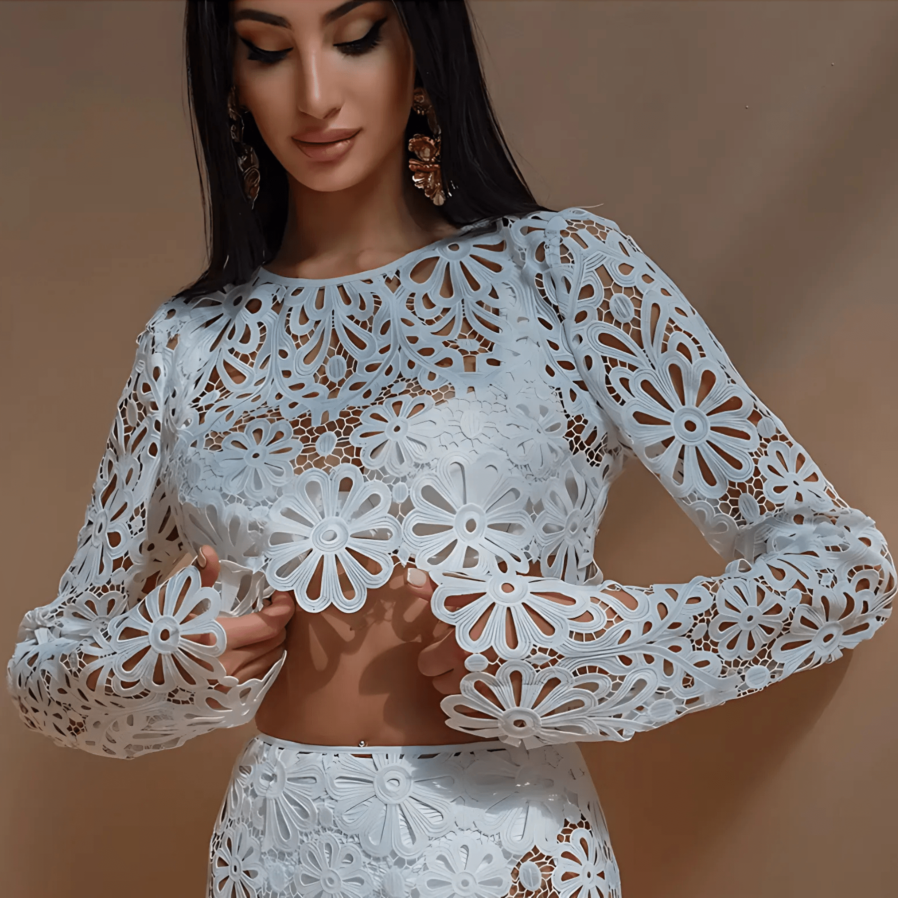 "Luna Lace" Blossom Set - Zweiteiliges Set - The Femme Club