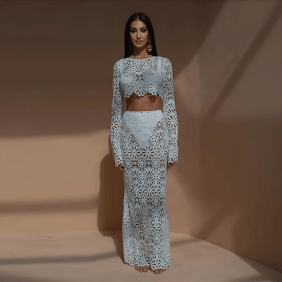 "Luna Lace" Blossom Set - Zweiteiliges Set - The Femme Club