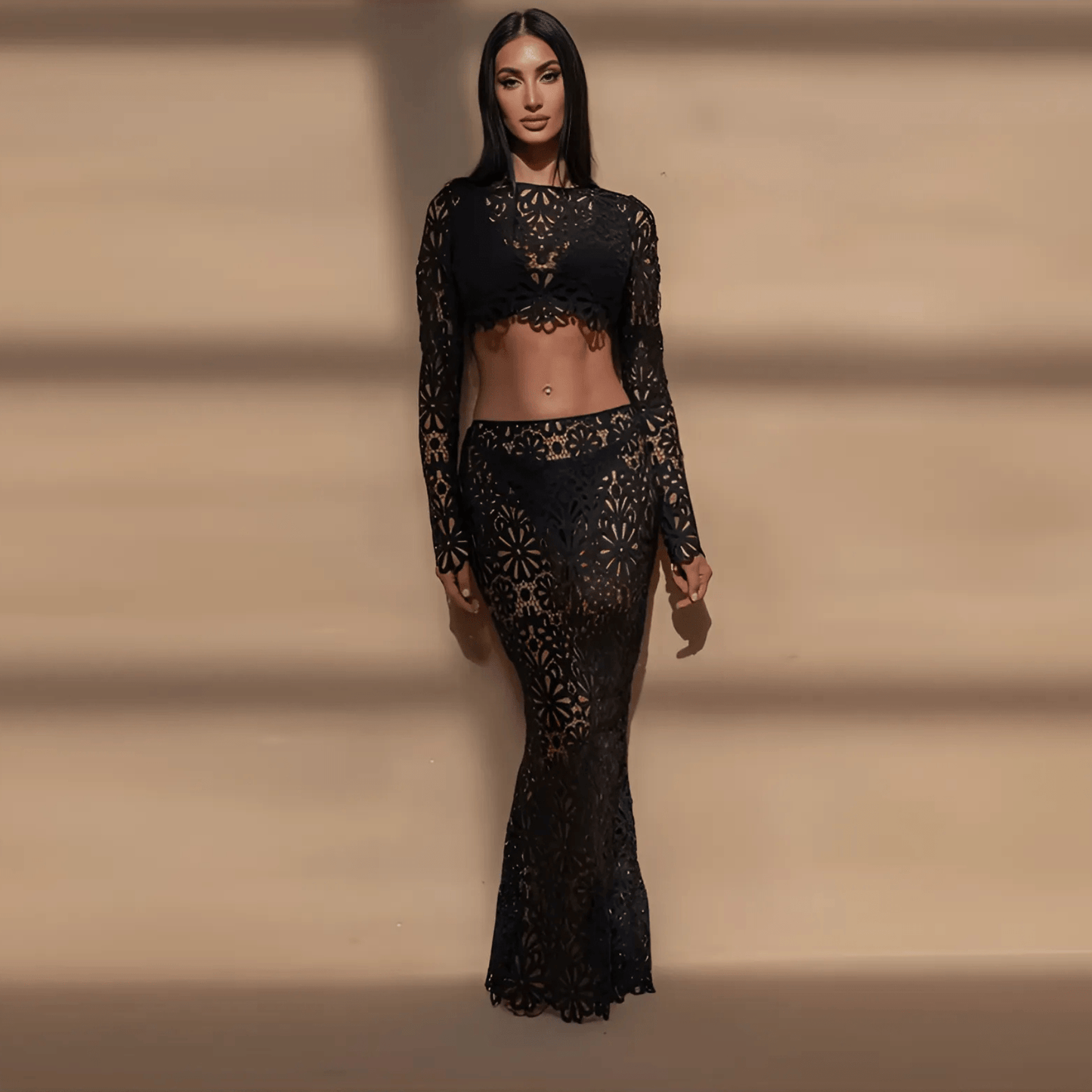 "Luna Lace" Blossom Set - Zweiteiliges Set - The Femme Club