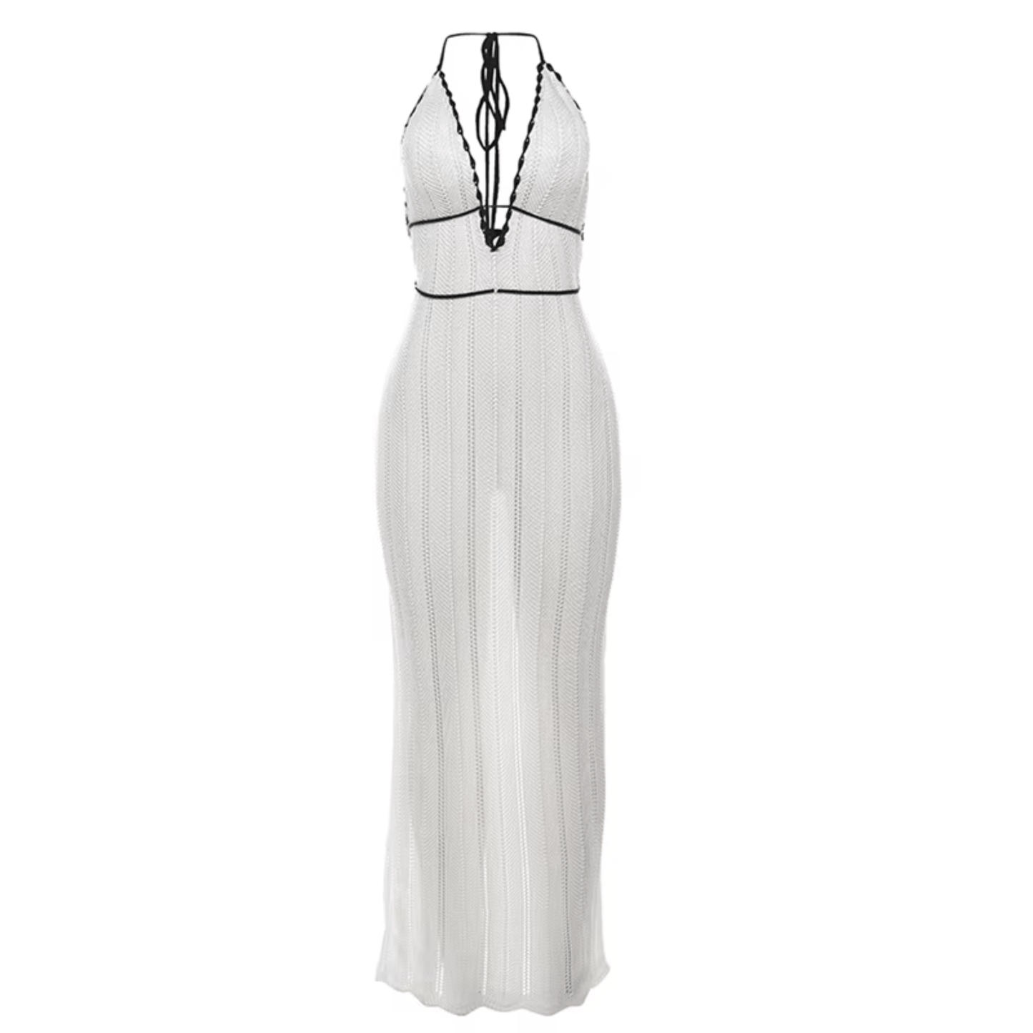 Luxe Thread Dress “Celine” - Maxikleid - The Femme Club
