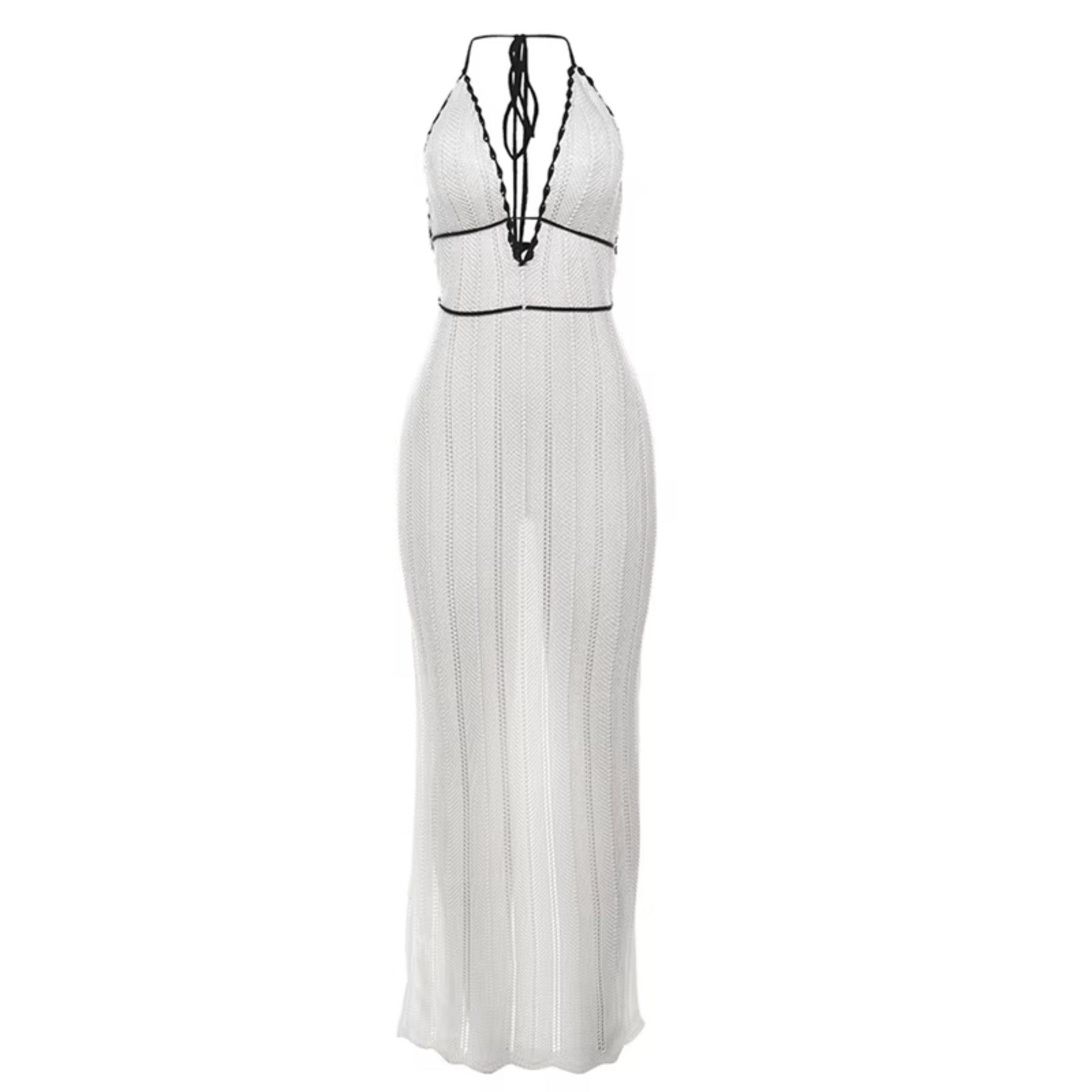 Luxe Thread Dress “Celine” - Maxikleid - The Femme Club