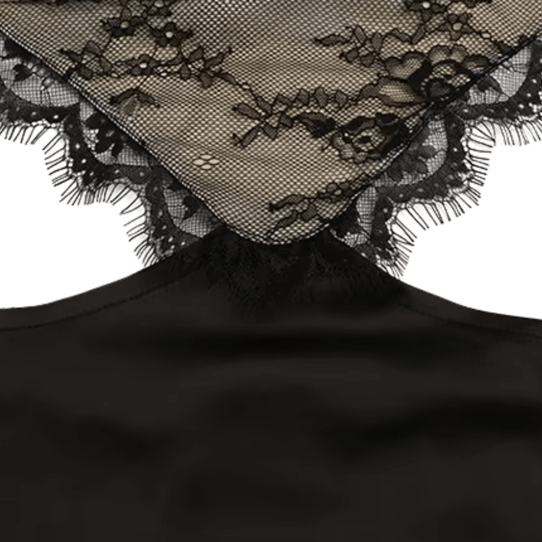 "Midnight Muse" Spitzen - Maxikleid - Maxikleid - The Femme Club