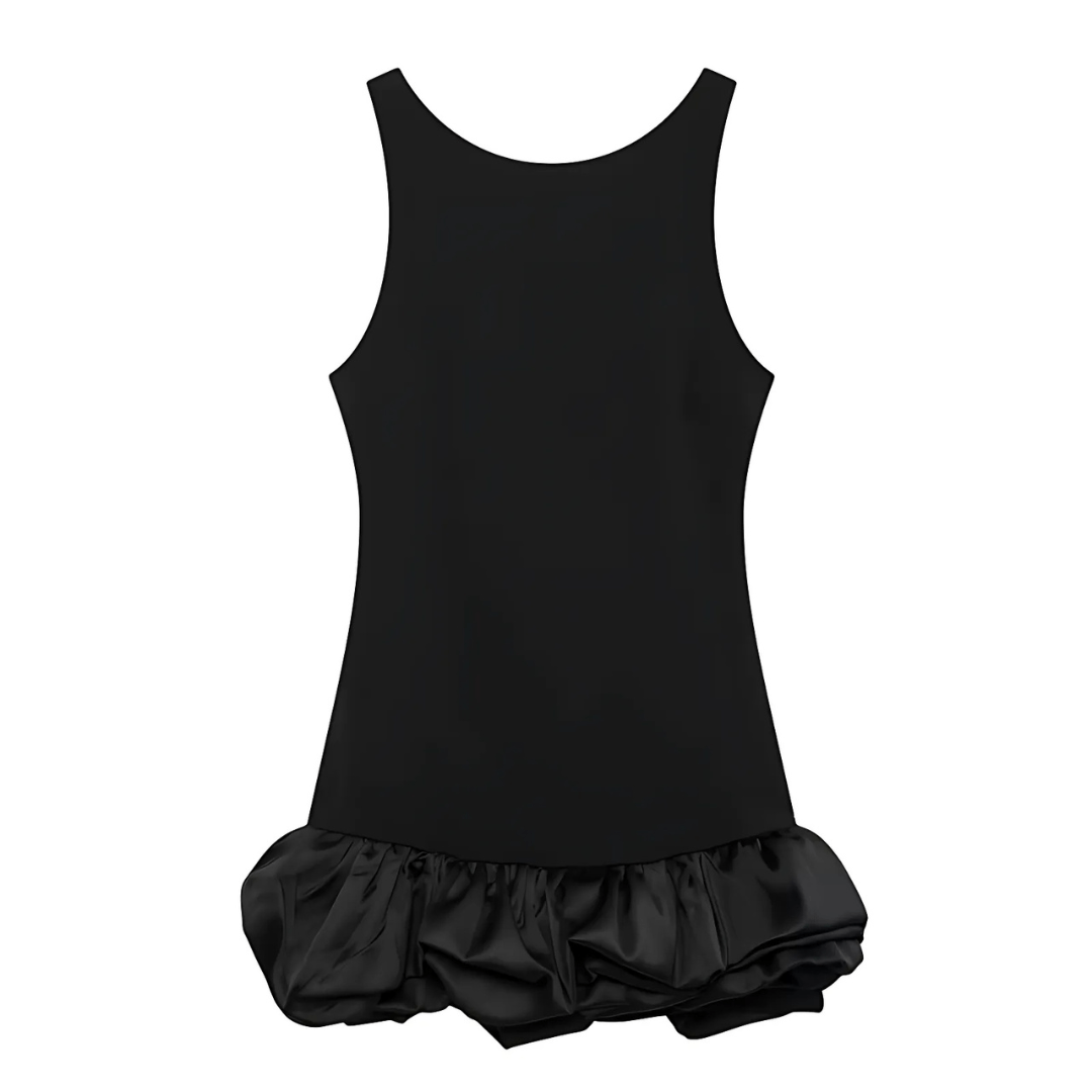 Minikleid "Volant Dreams" - Minikleid mit Rüschensaum - The Femme Club