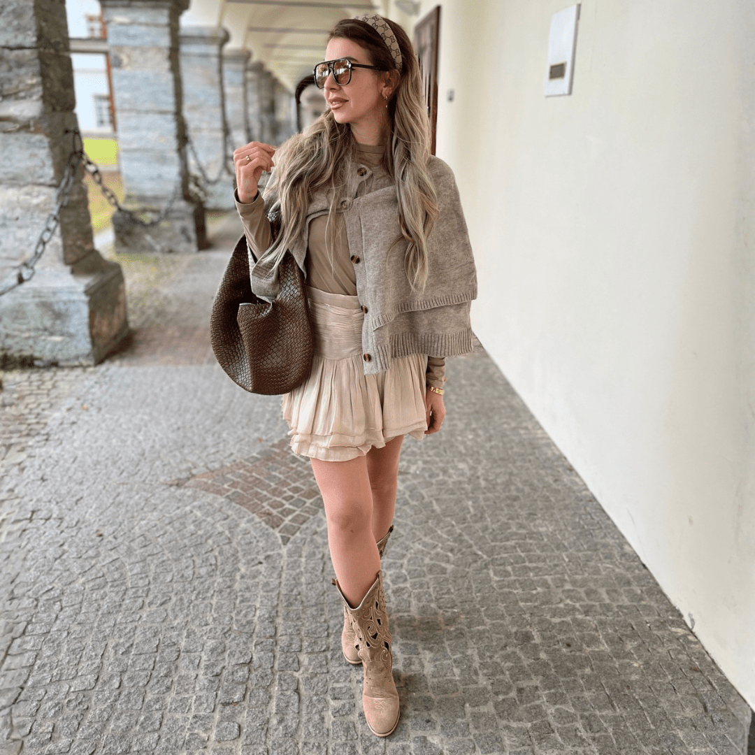 "Renée Cashmere Touch" Poncho - Cape - Jacke - The Femme Club