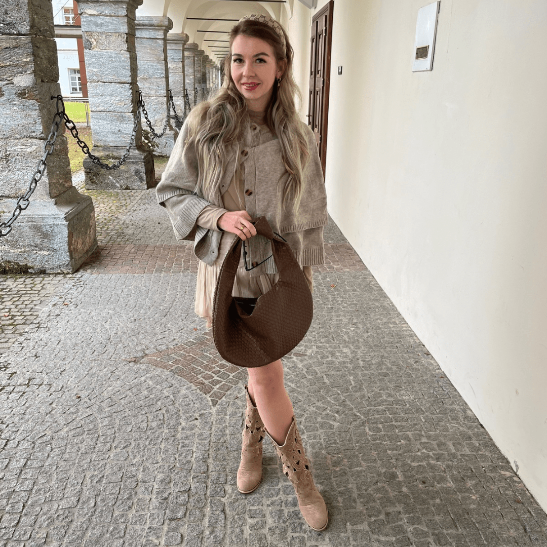 "Renée Cashmere Touch" Poncho - Cape - Jacke - The Femme Club