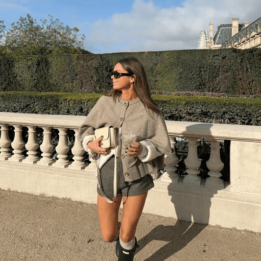 "Renée Cashmere Touch" Poncho - Cape - Jacke - The Femme Club