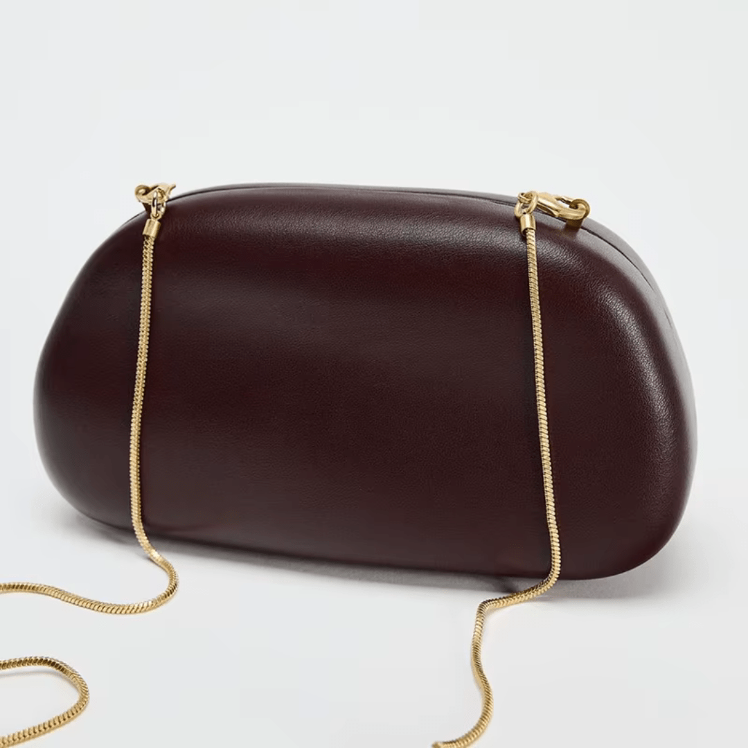 Sculpted Luxe Clutch "Amara" - Luxuriöse Clutch - The Femme Club