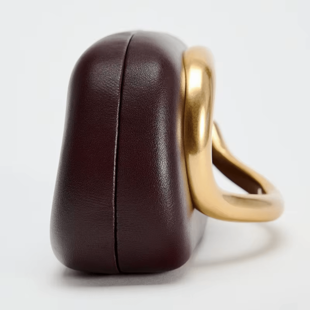 Sculpted Luxe Clutch "Amara" - Luxuriöse Clutch - The Femme Club