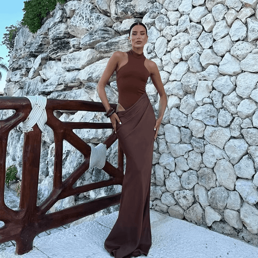 Sculpted Silhouette Dress "Diana" - Abendkleid - The Femme Club