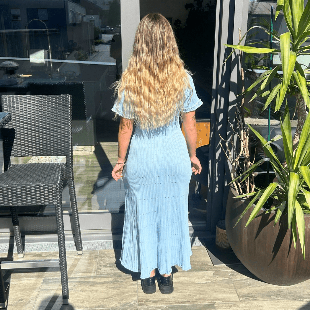 "Seraphina Sky" Maxi Kleid - Maxikleid - The Femme Club