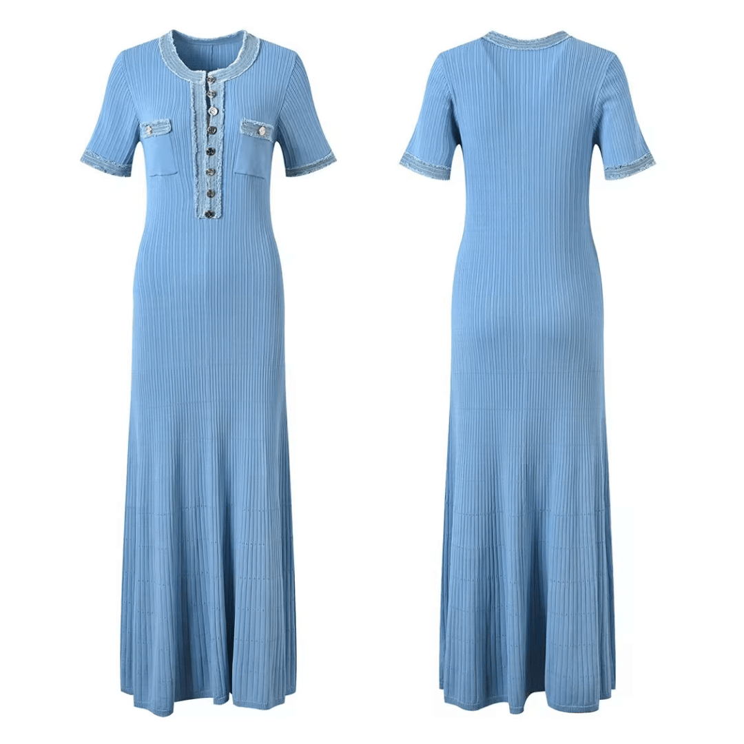 "Seraphina Sky" Maxi Kleid - Maxikleid - The Femme Club