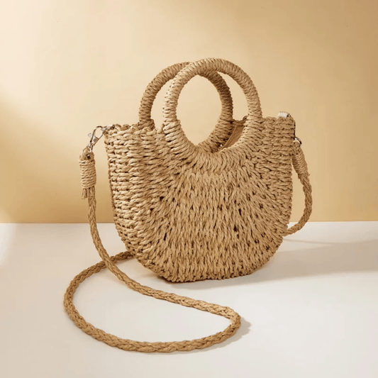 "Solmira" Halfmoon Tote - Strandtasche Damen - The Femme Club