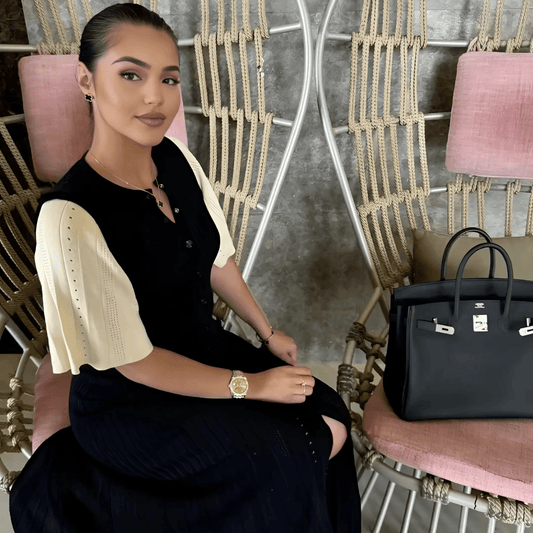 "Solvienne" Midi Dress - Midi Kleid - The Femme Club