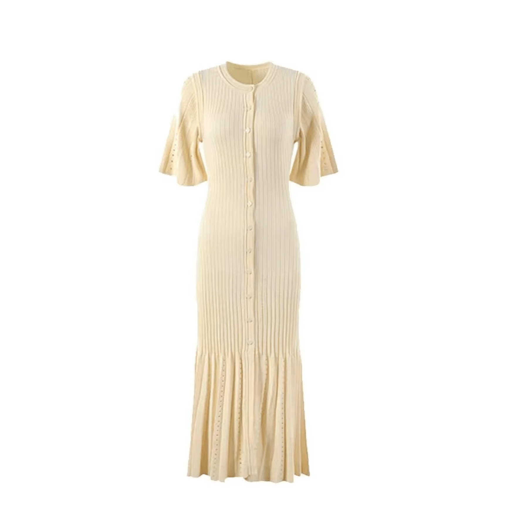 "Solvienne" Midi Dress - Midi Kleid - The Femme Club