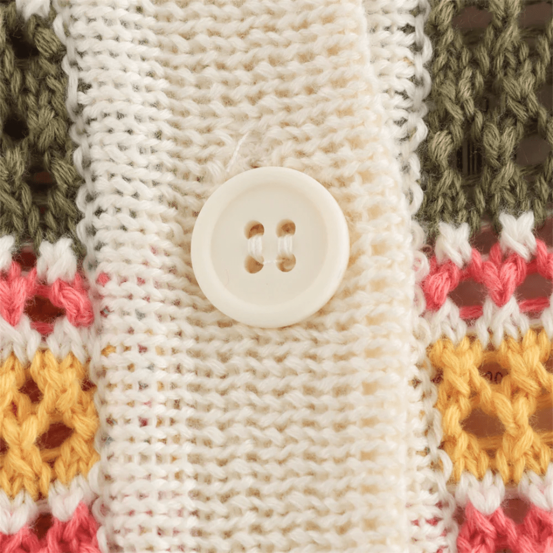Strickset "Valéria" - Zweiteiler - Set aus Häkelstrick (Oberteil + Shorts) - The Femme Club