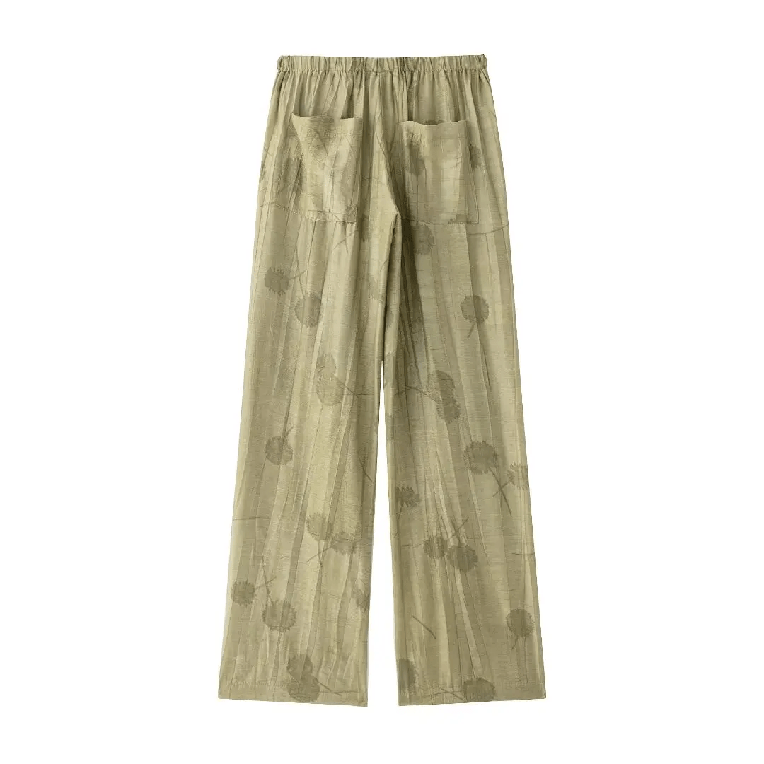 "Wild Fleur" Co - Ord - Set aus Hemd und Hose - The Femme Club