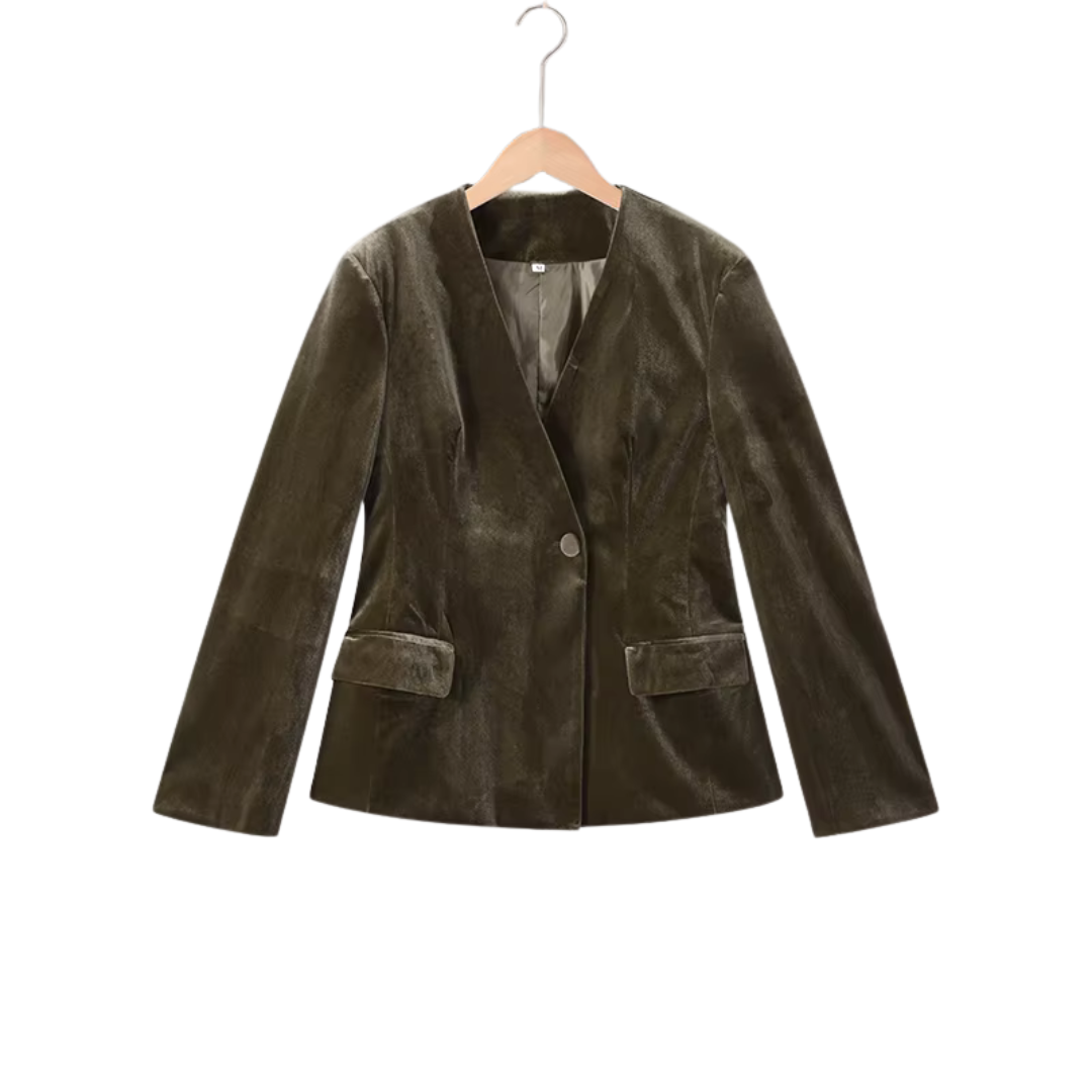 "Velvet Authority" Blazer Set