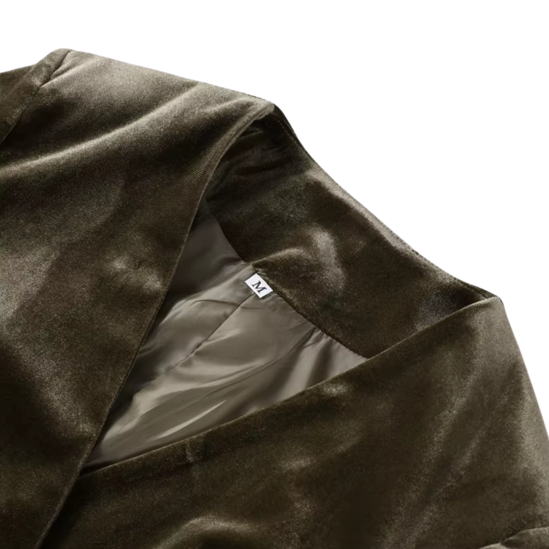 "Velvet Authority" Blazer Set