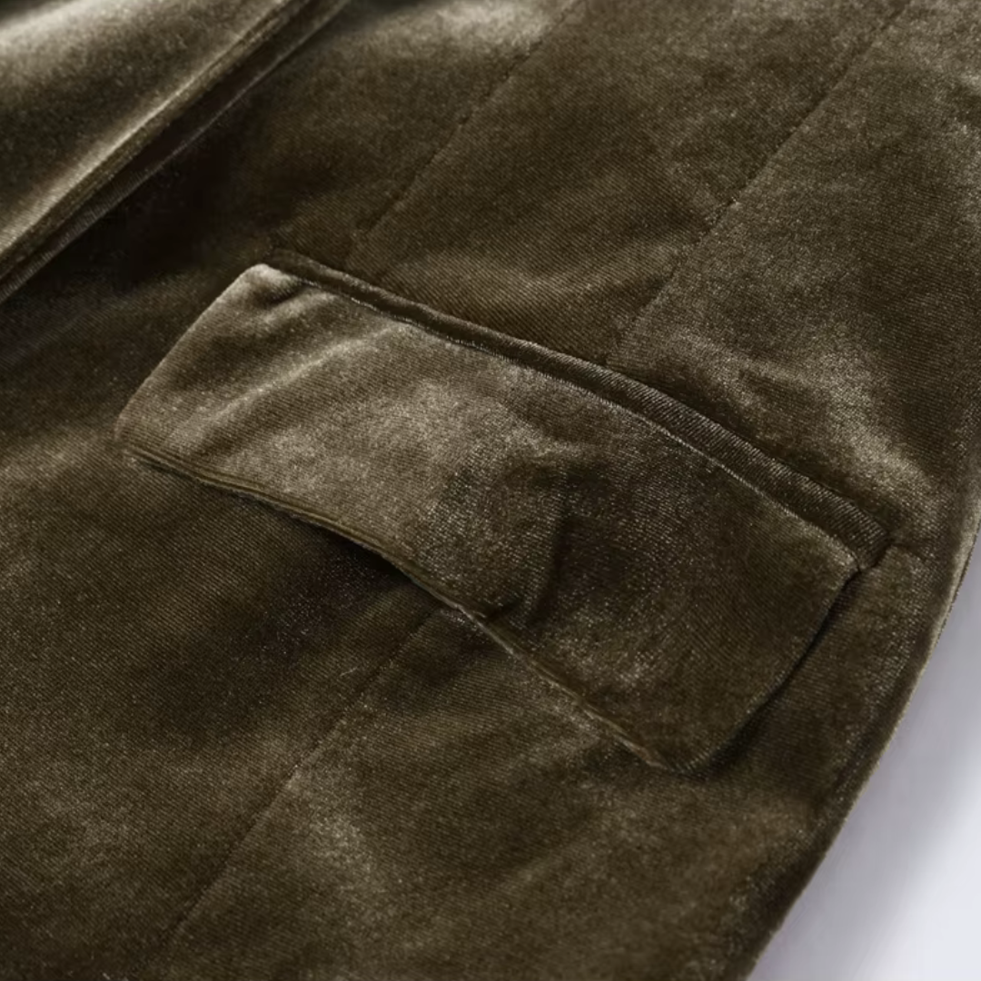"Velvet Authority" Blazer Set