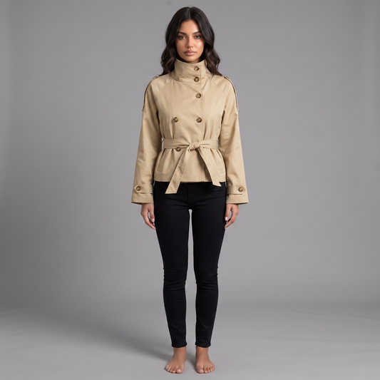 "Luxe Tailored" Belted Jacket