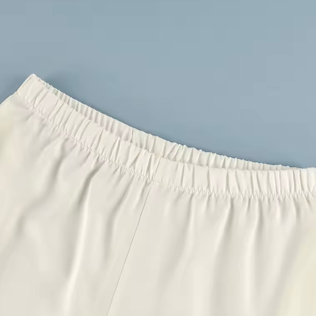 „Glamour“ Elegante Wide-Leg Hose mit Glanzoptik