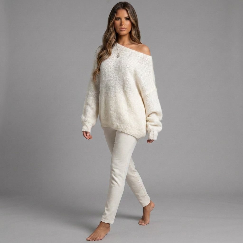 "Cloud" Knit Pullover