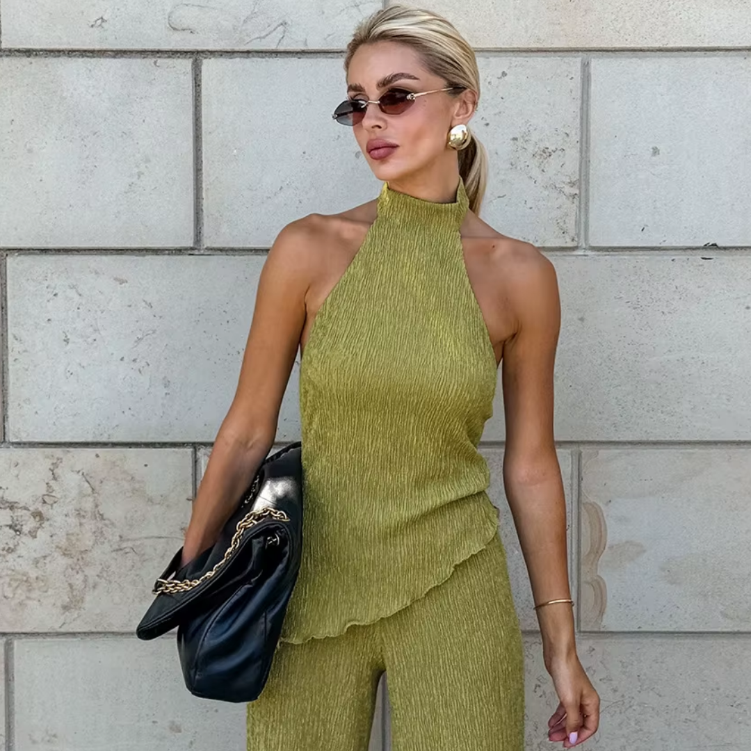 "Olive Muse" Zweiteiler Set