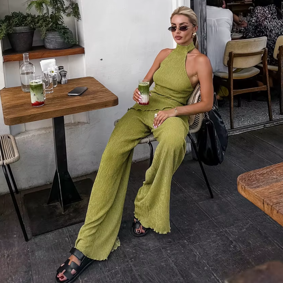 "Olive Muse" Zweiteiler Set