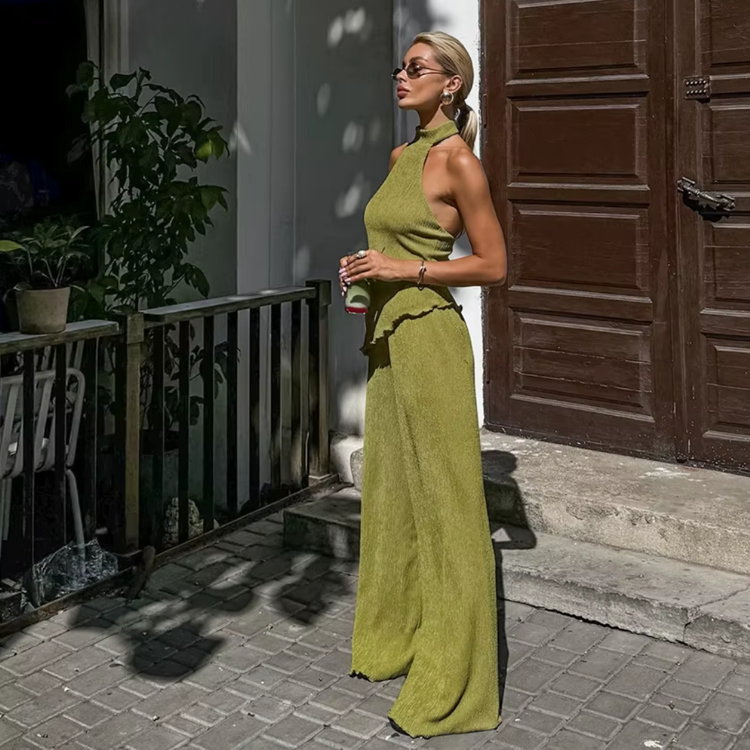 "Olive Muse" Zweiteiler Set