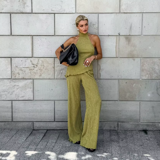 "Olive Muse" Zweiteiler Set